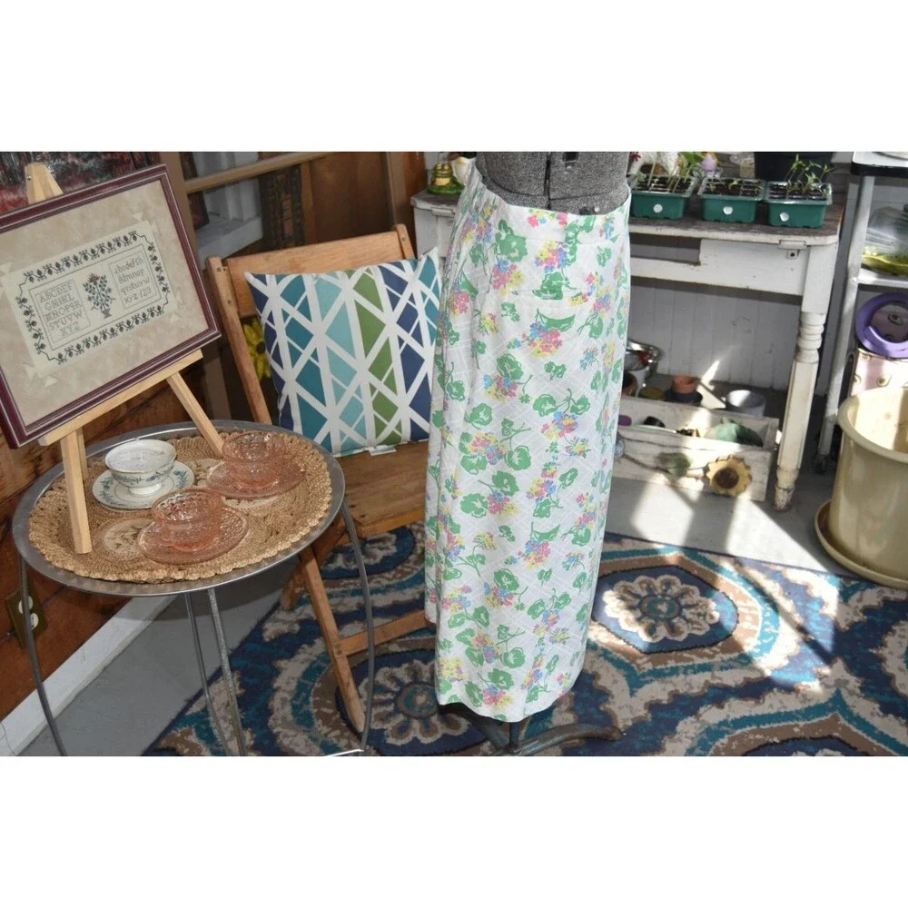 Vintage 1970s Gordons of Philadelphia Skirt High Waist Boho Mod Size Medium